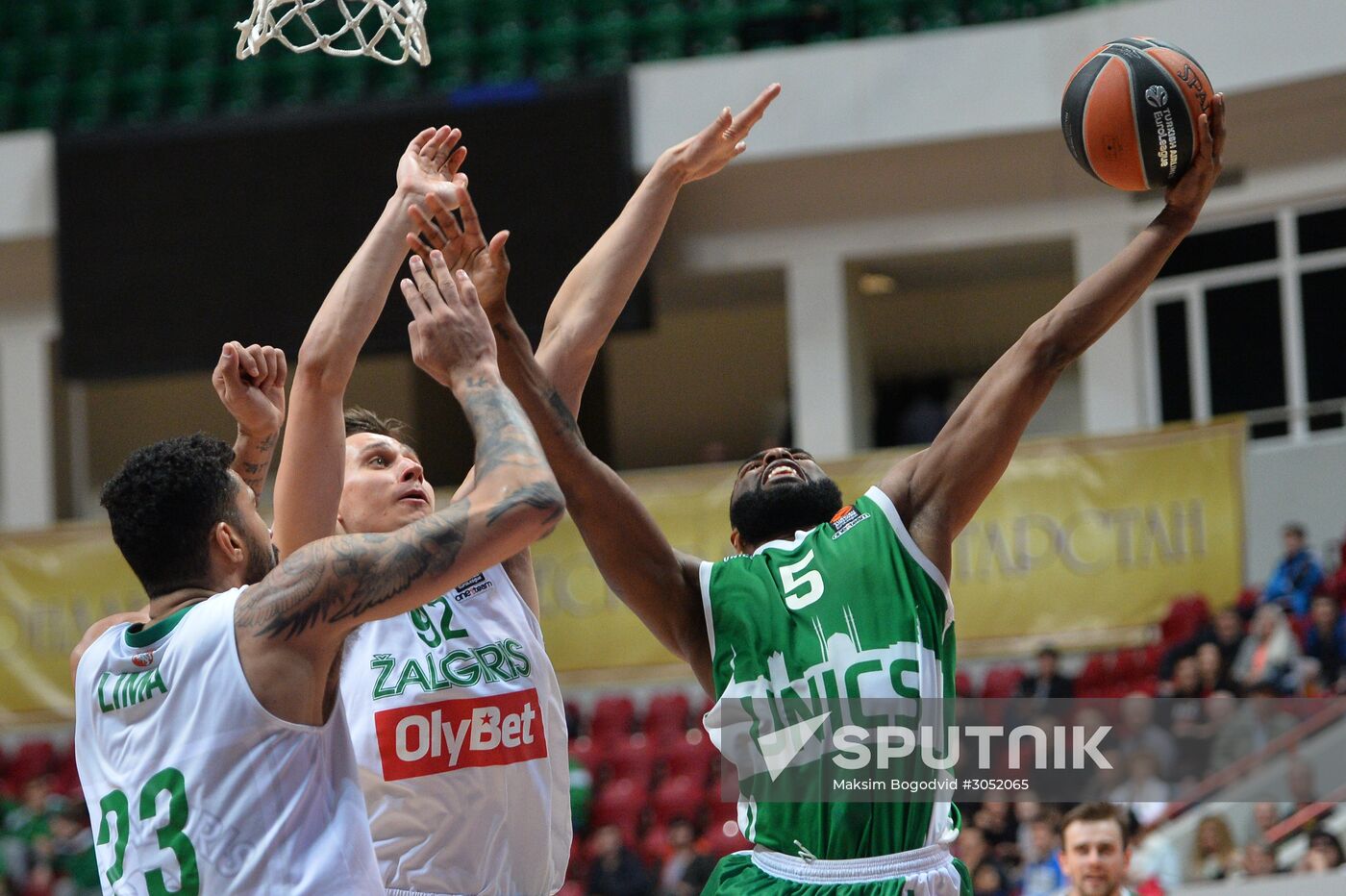 Euroleague Basketball. UNICS vs. Zalgiris