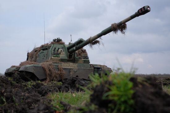 Military exercise in Krasnodar Territory