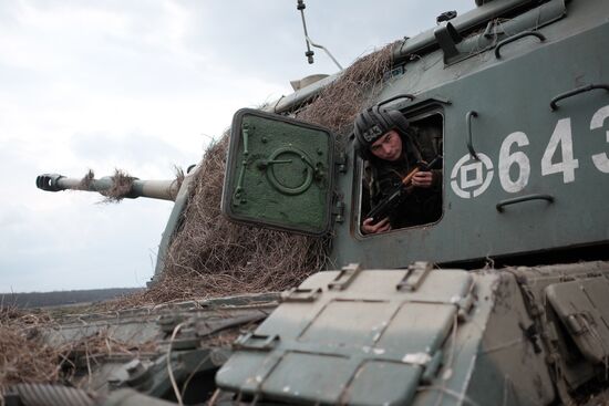 Military exercise in Krasnodar Territory