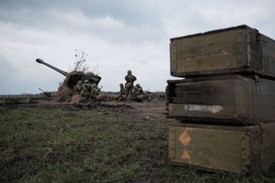 Military exercise in Krasnodar Territory