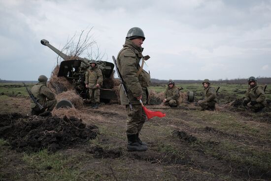 Military exercise in Krasnodar Territory