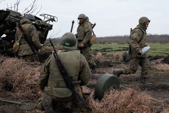 Military exercise in Krasnodar Territory