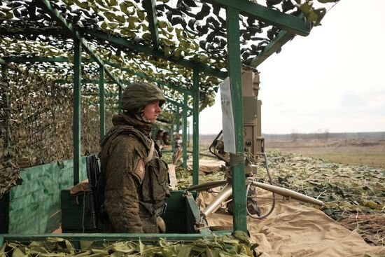 Military exercise in Krasnodar Territory