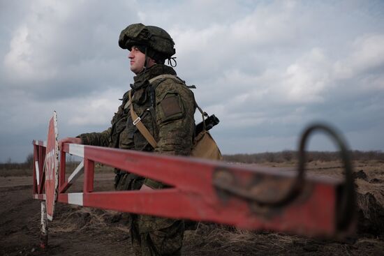 Military exercise in Krasnodar Territory