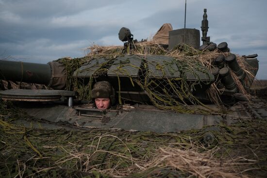 Military exercise in Krasnodar Territory