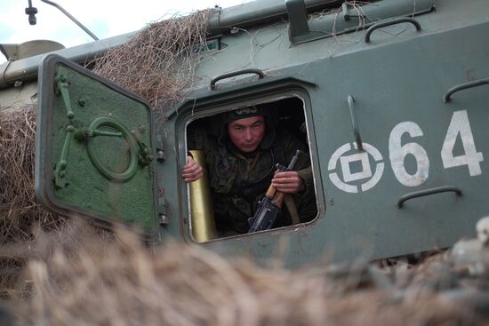 Military exercise in Krasnodar Territory