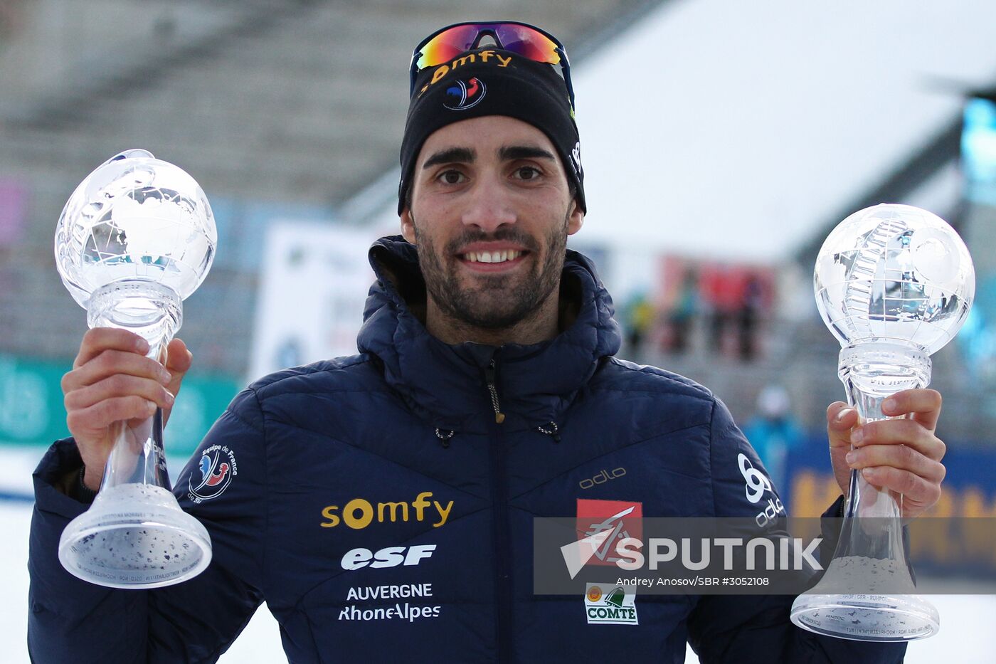Russian biathlon men's team wins Relay Small Crystal Globe