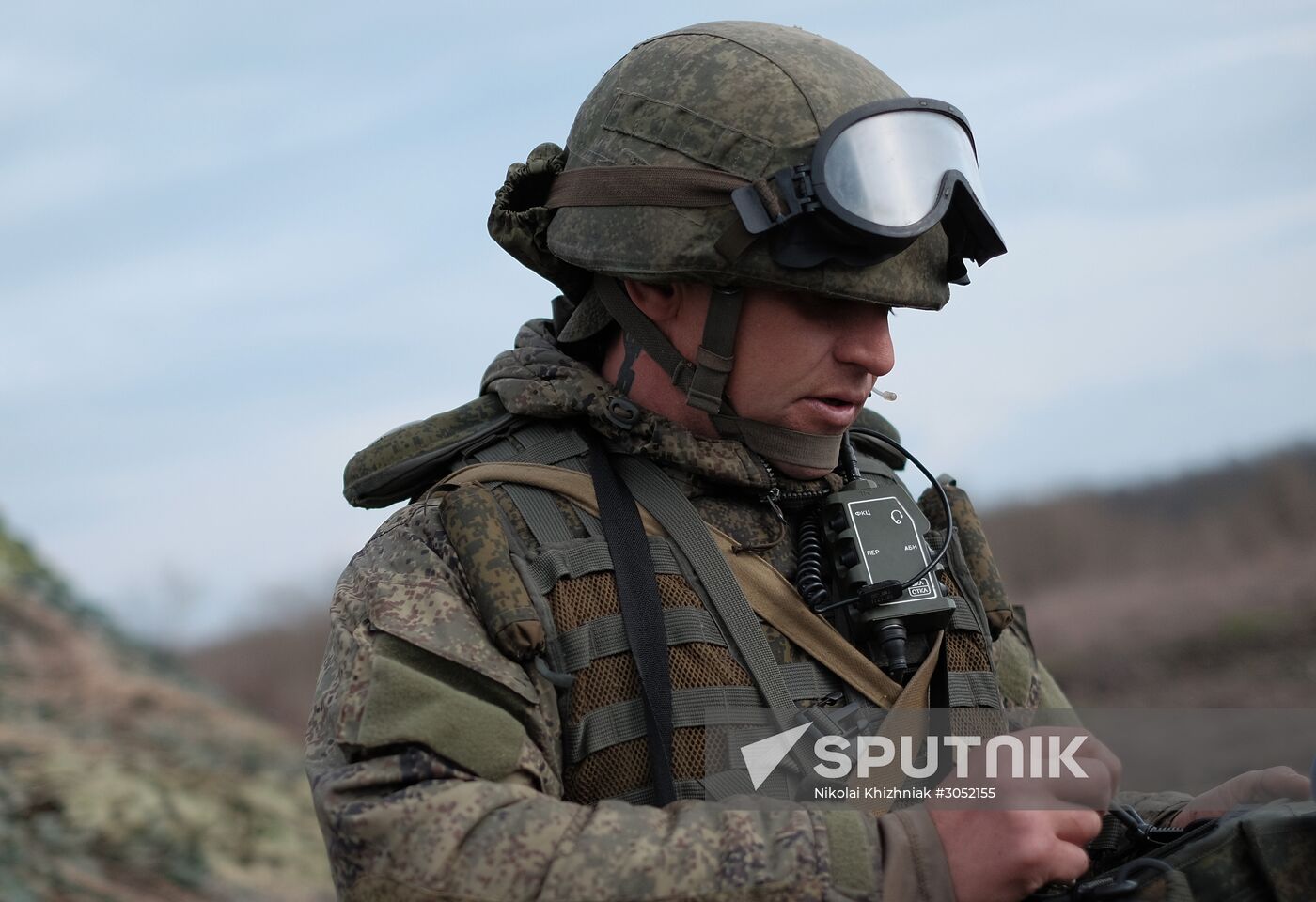 Military exercise in Krasnodar Territory