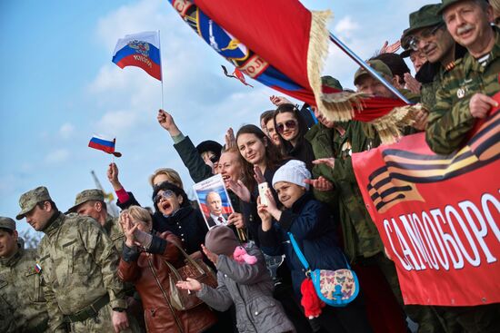 Celebrations mark 3rd anniversary of Crimea's reunion with Russia