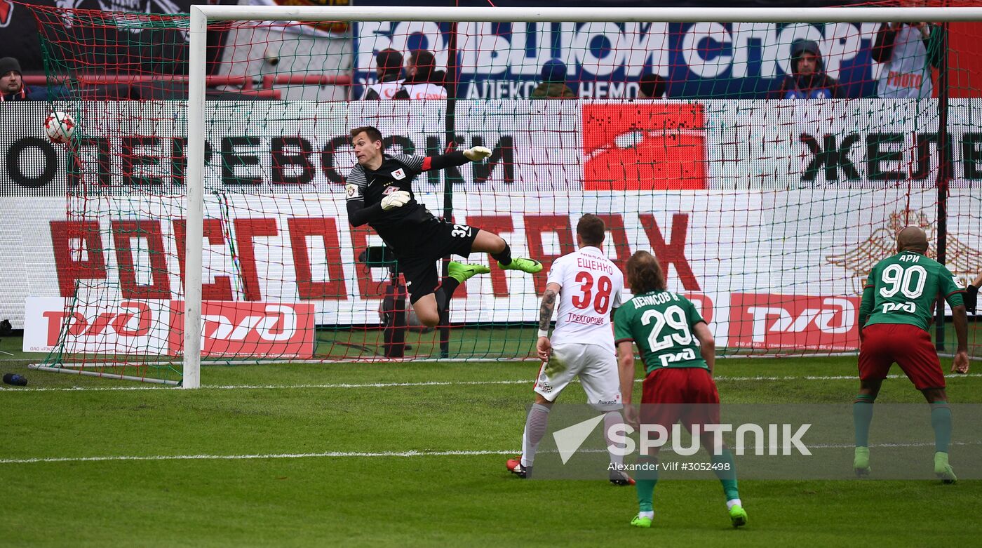 Russian Football Premier League. Lokomotiv vs. Spartak