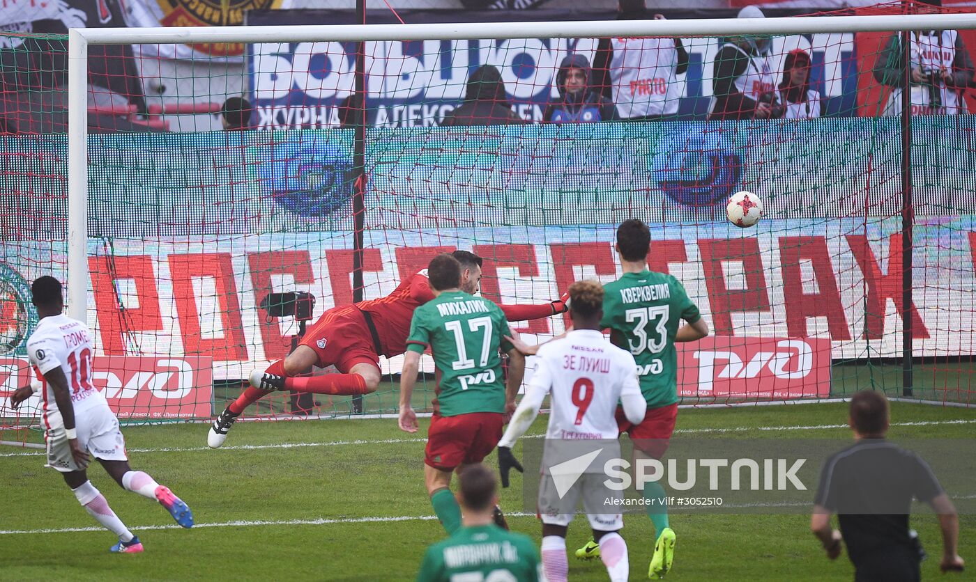 Russian Football Premier League. Lokomotiv vs. Spartak