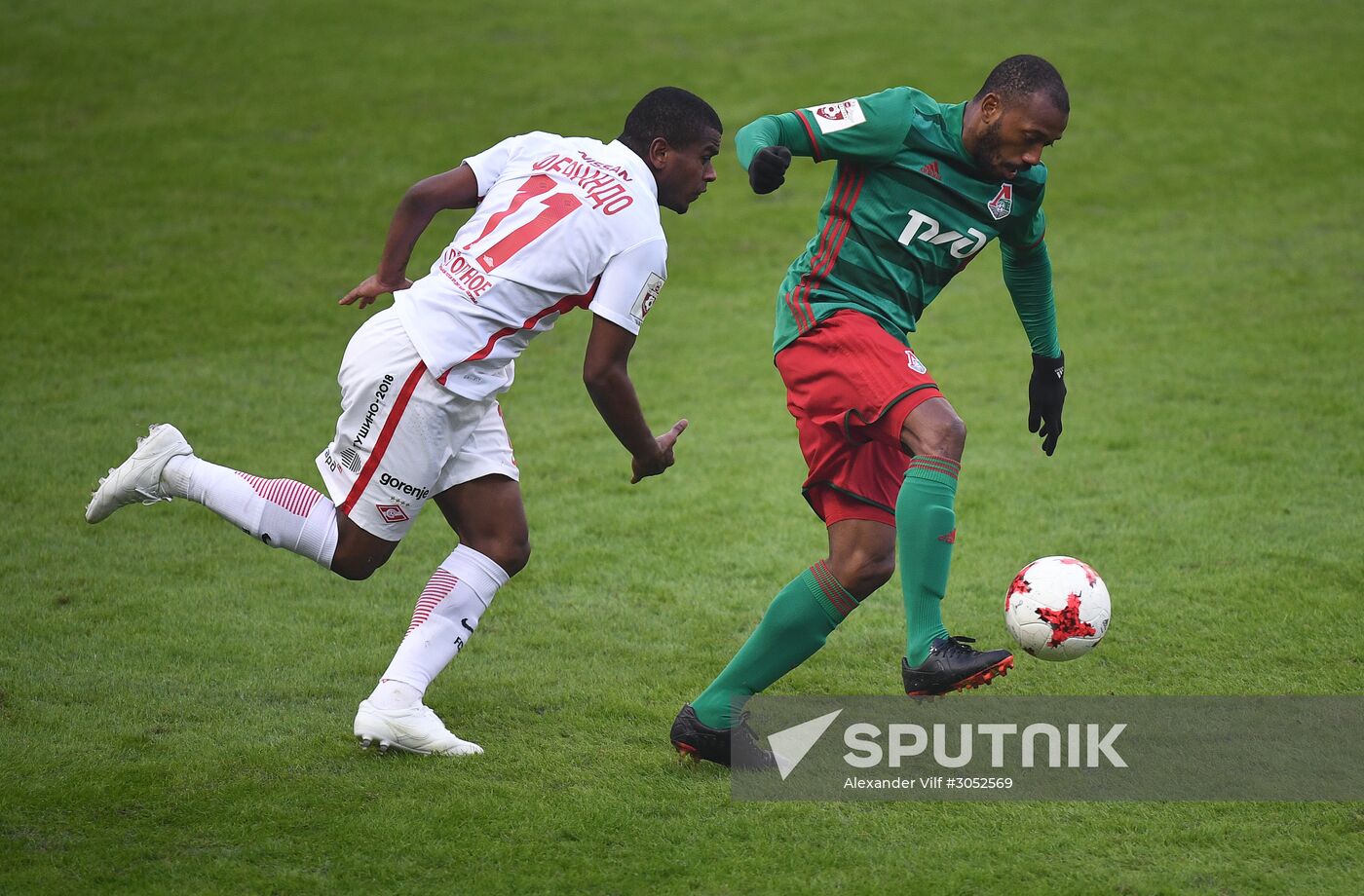 Russian Football Premier League. Lokomotiv vs. Spartak