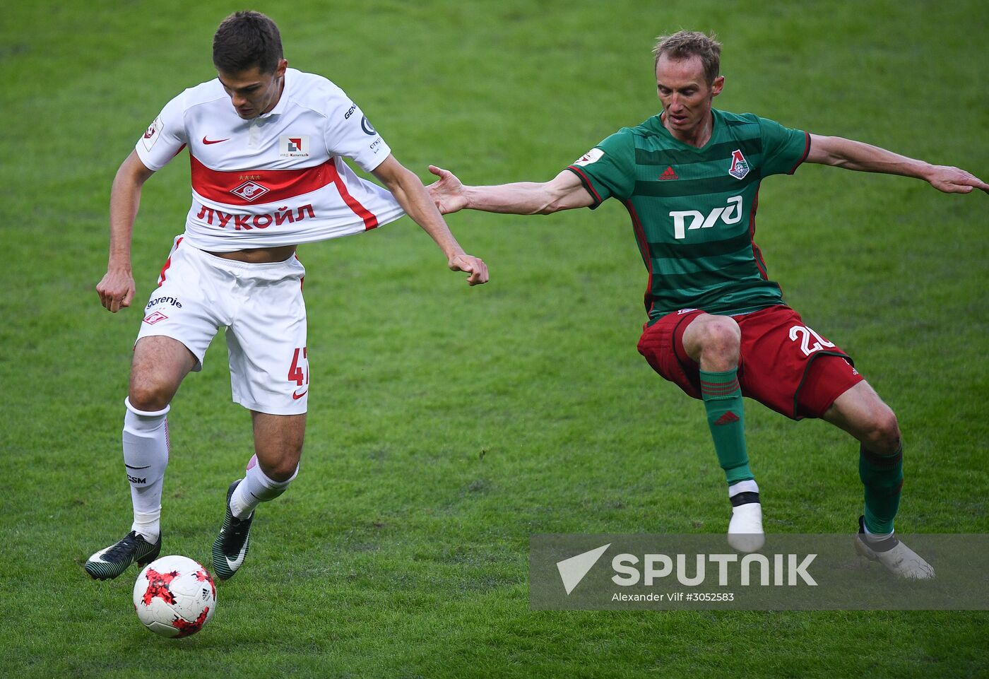 Russian Football Premier League. Lokomotiv vs. Spartak