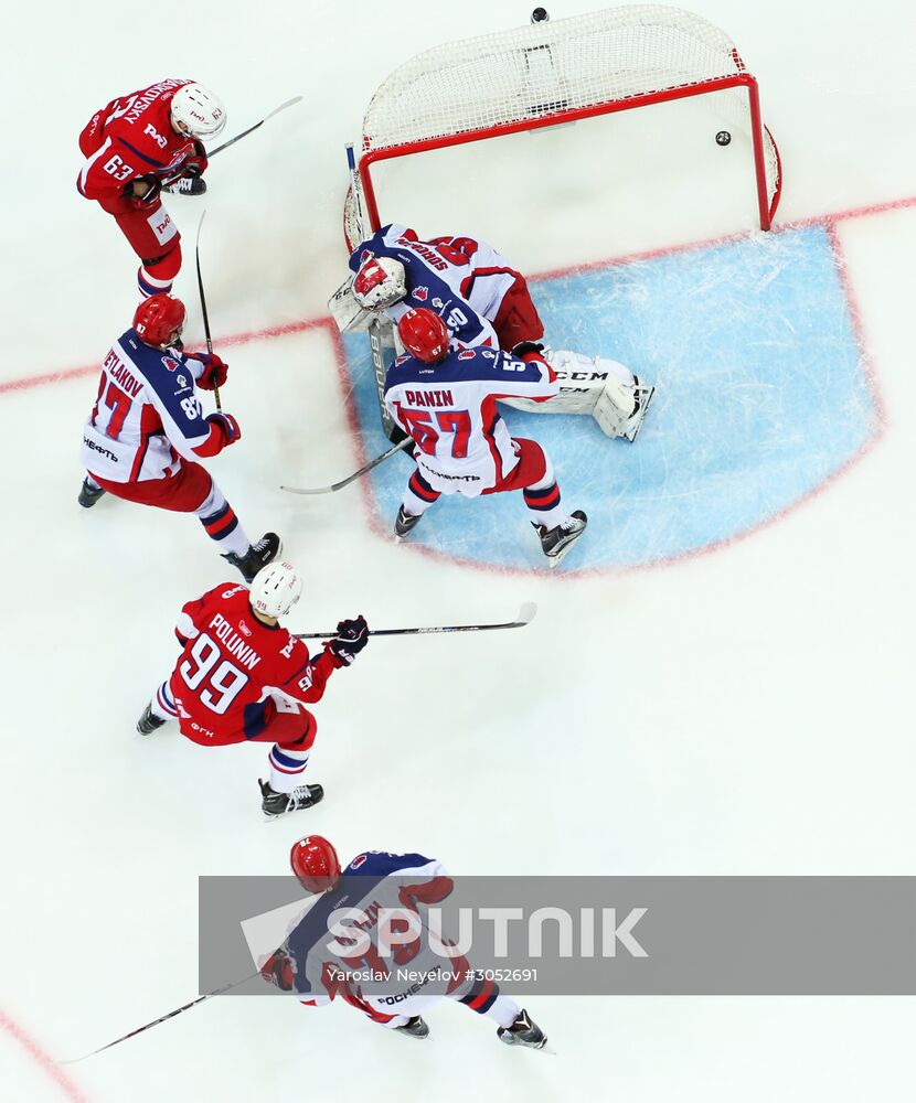 Kontinental Hockey League. Lokomotiv vs. CSKA