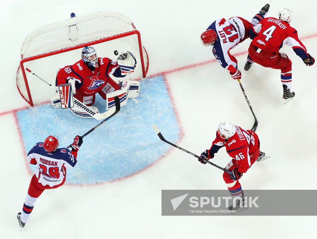 Kontinental Hockey League. Lokomotiv vs. CSKA