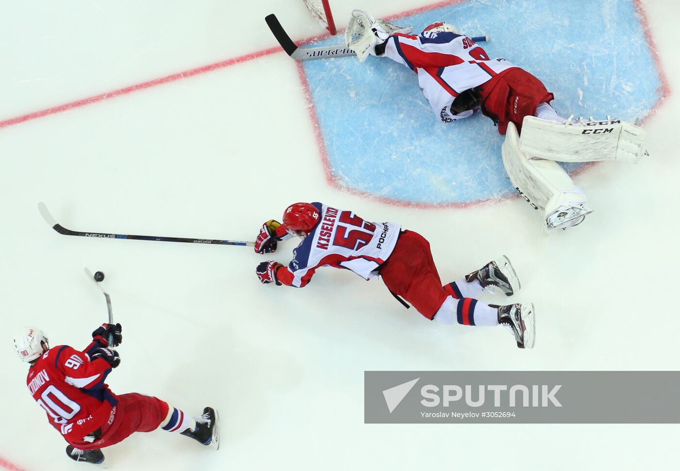 Kontinental Hockey League. Lokomotiv vs. CSKA