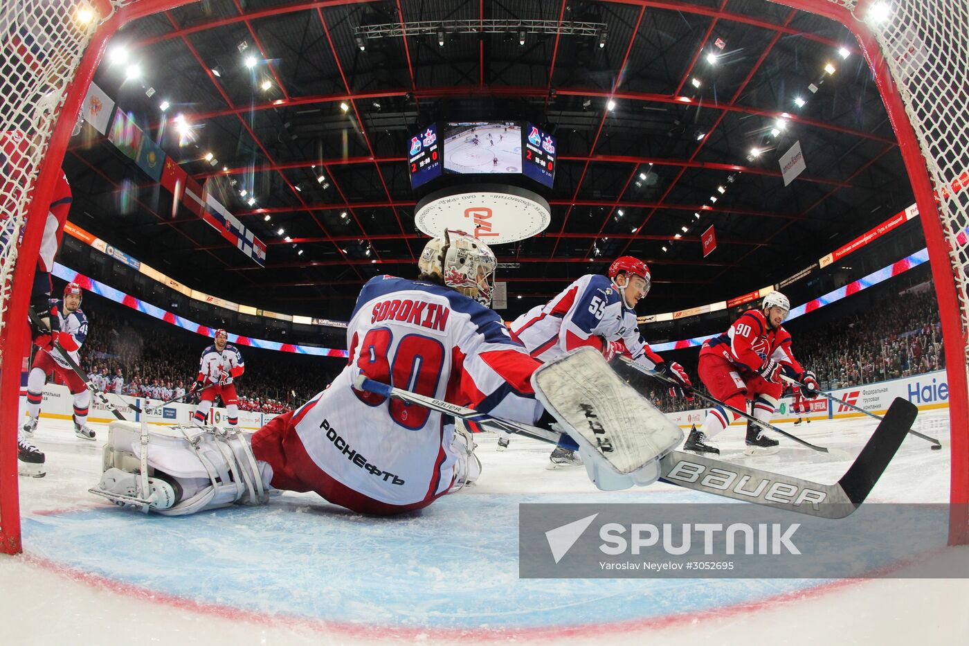 Kontinental Hockey League. Lokomotiv vs. CSKA