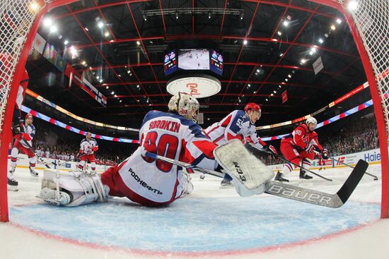 Kontinental Hockey League. Lokomotiv vs. CSKA