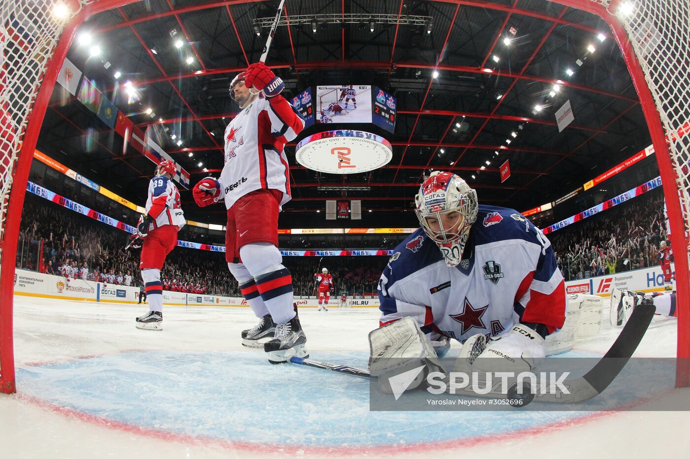 Kontinental Hockey League. Lokomotiv vs. CSKA