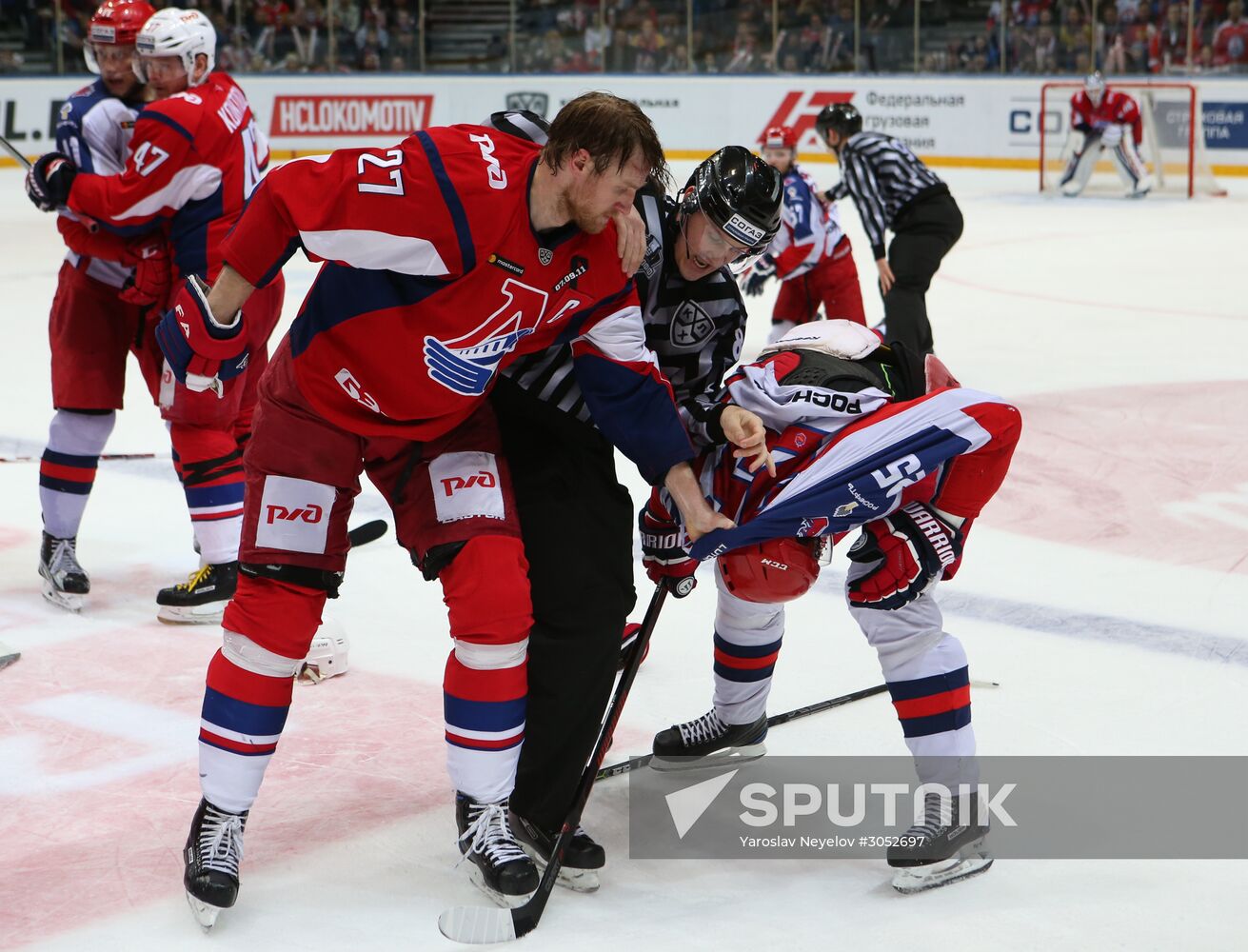 Kontinental Hockey League. Lokomotiv vs. CSKA