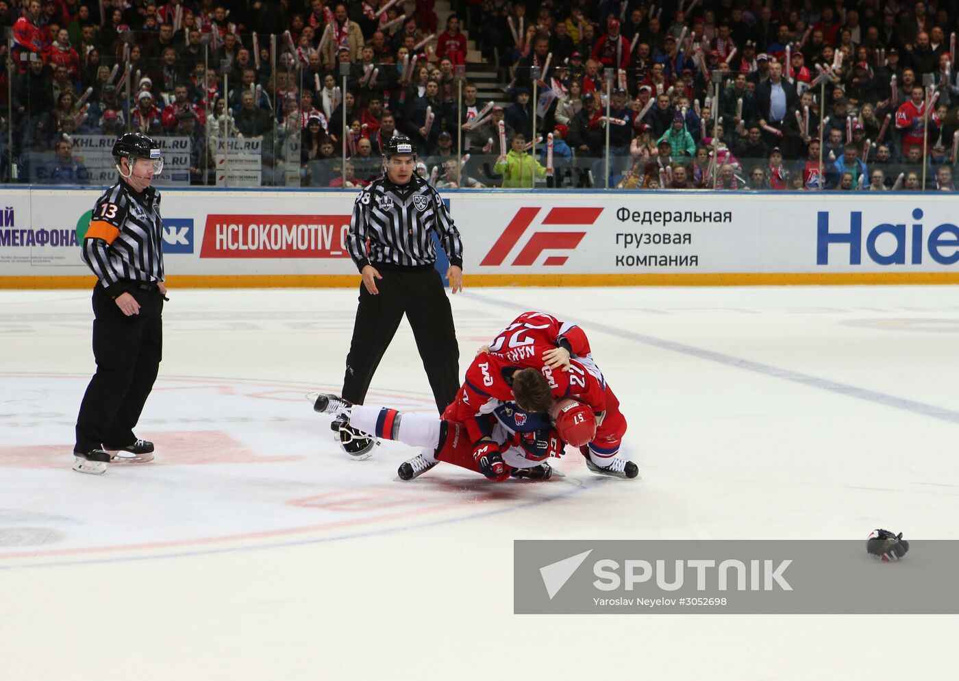 Kontinental Hockey League. Lokomotiv vs. CSKA