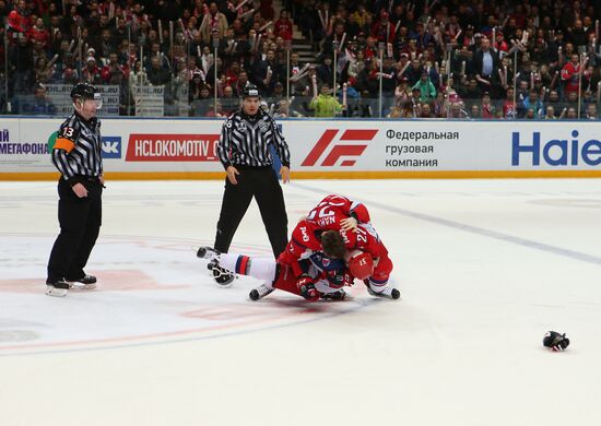 Kontinental Hockey League. Lokomotiv vs. CSKA