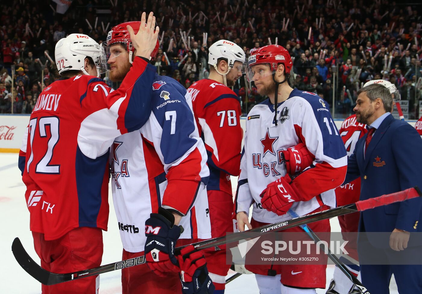 Kontinental Hockey League. Lokomotiv vs. CSKA