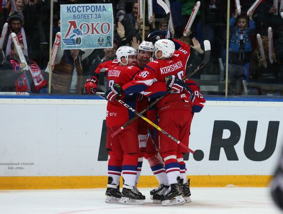 Kontinental Hockey League. Lokomotiv vs. CSKA