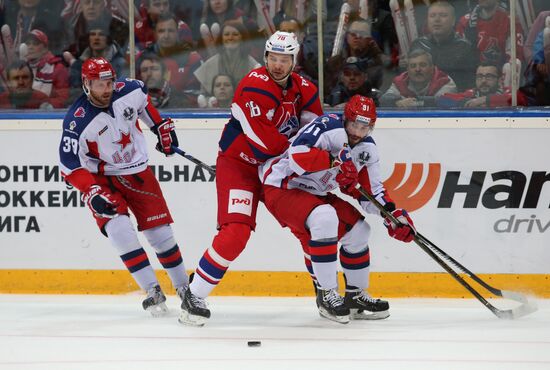 Kontinental Hockey League. Lokomotiv vs. CSKA