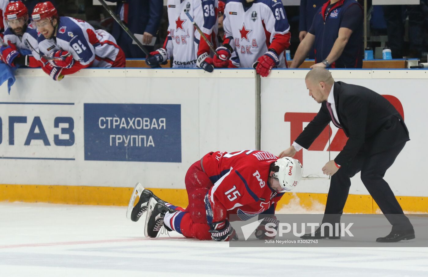 Kontinental Hockey League. Lokomotiv vs. CSKA