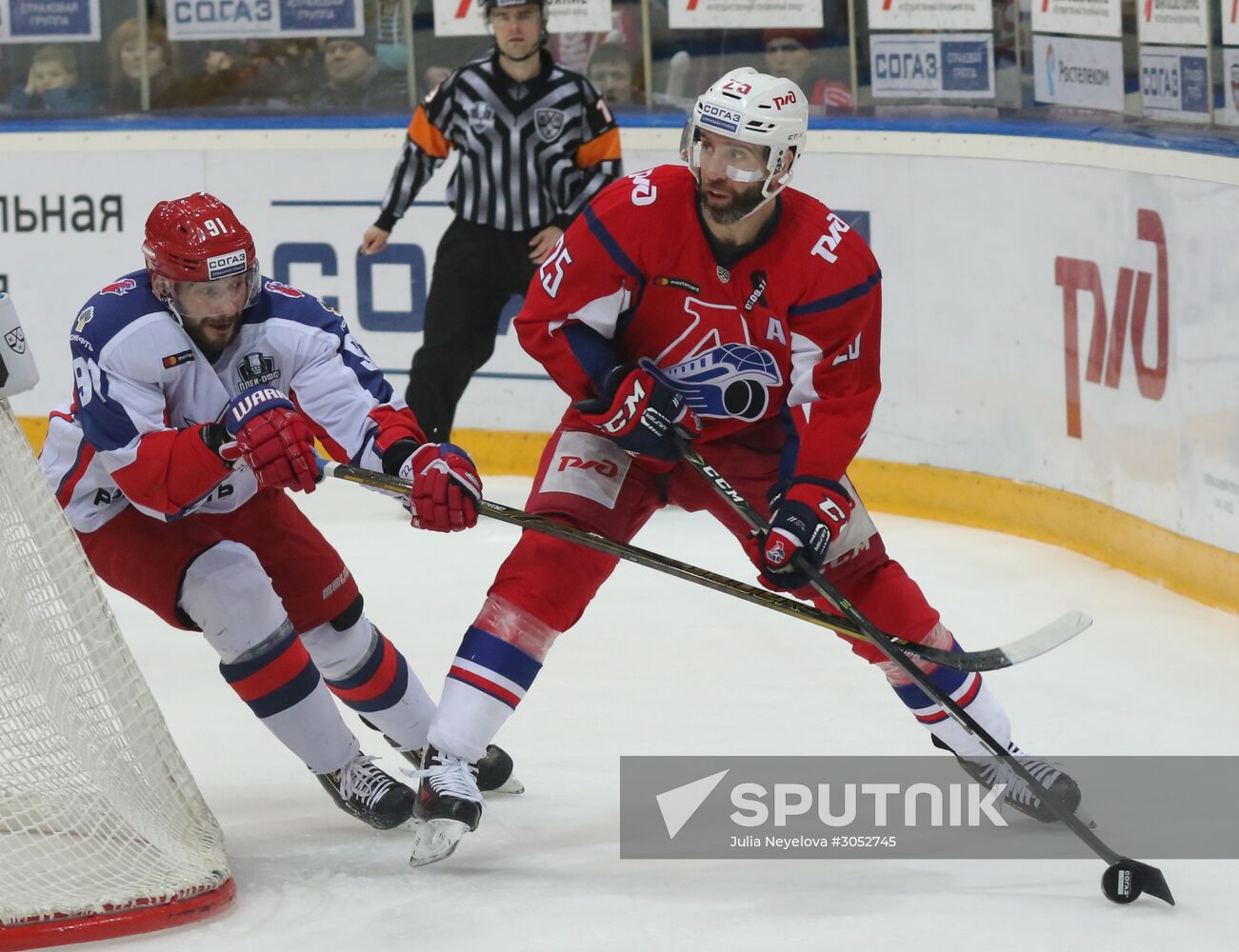 Kontinental Hockey League. Lokomotiv vs. CSKA