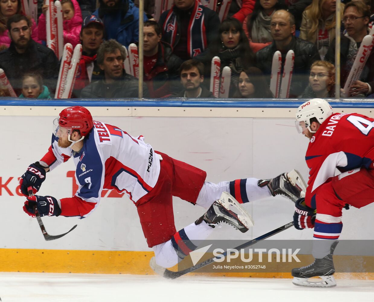 Kontinental Hockey League. Lokomotiv vs. CSKA