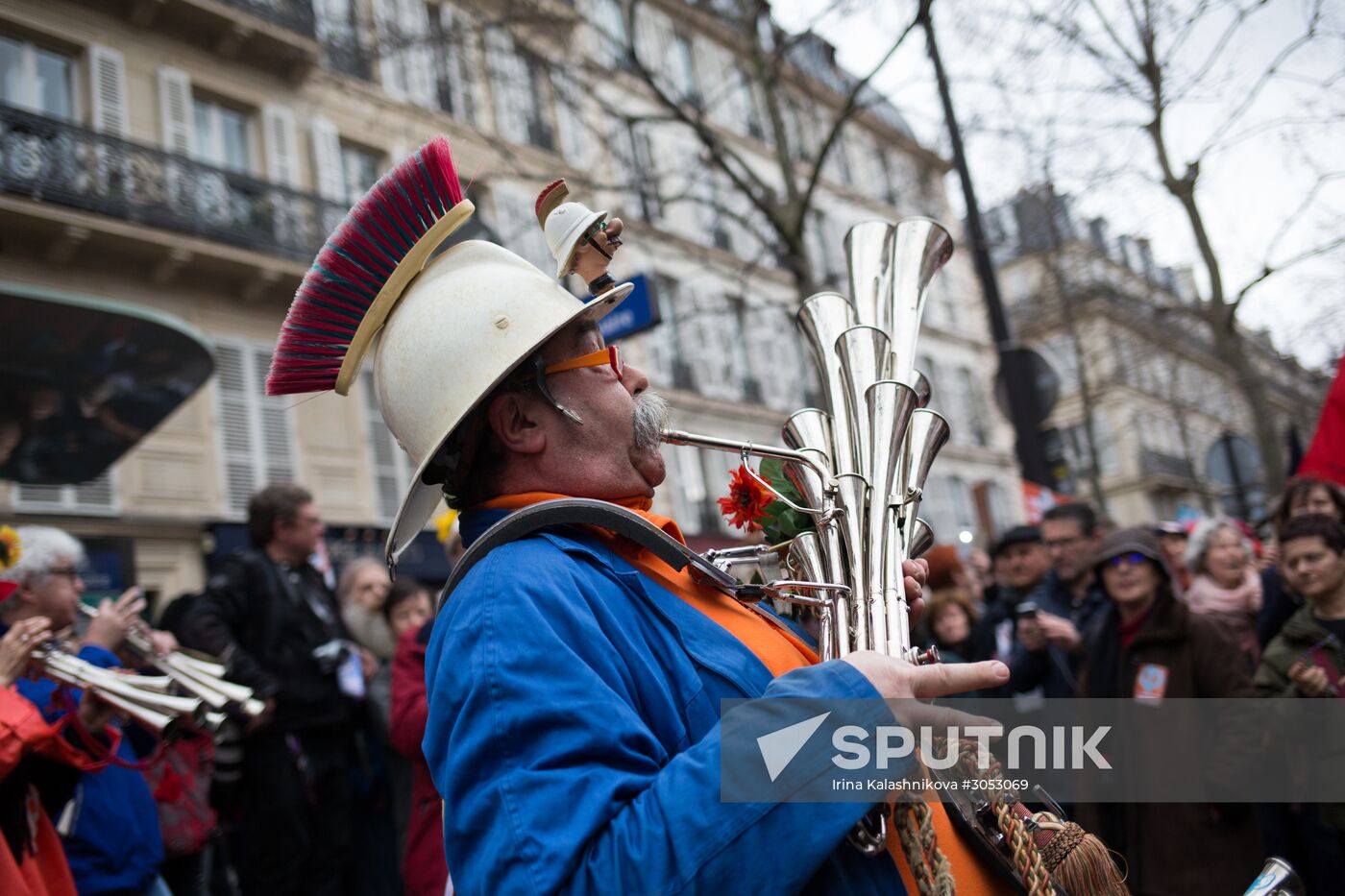Pre-election rally of French presidential candidate Jean-Luc Mélenchon