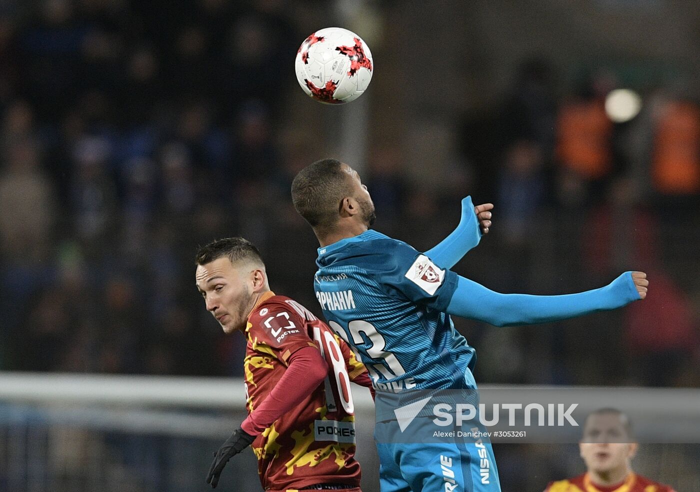 Russian Football Premier League. Zenit vs. Arsenal