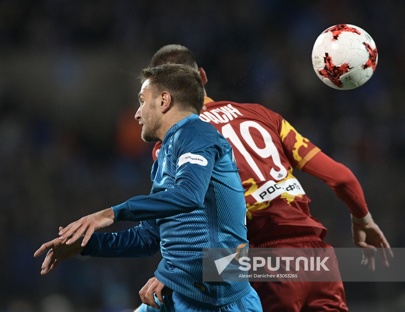 Russian Football Premier League. Zenit vs. Arsenal