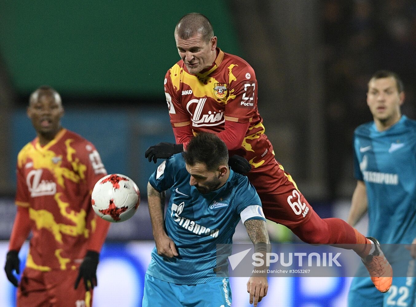 Russian Football Premier League. Zenit vs. Arsenal