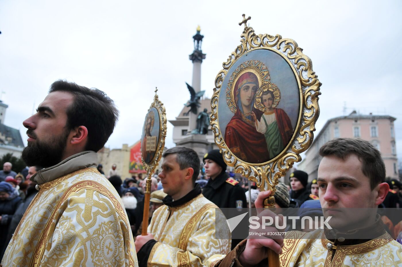 Procession of the Cross in Lvov