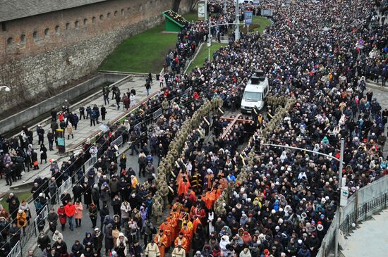 Procession of the Cross in Lvov