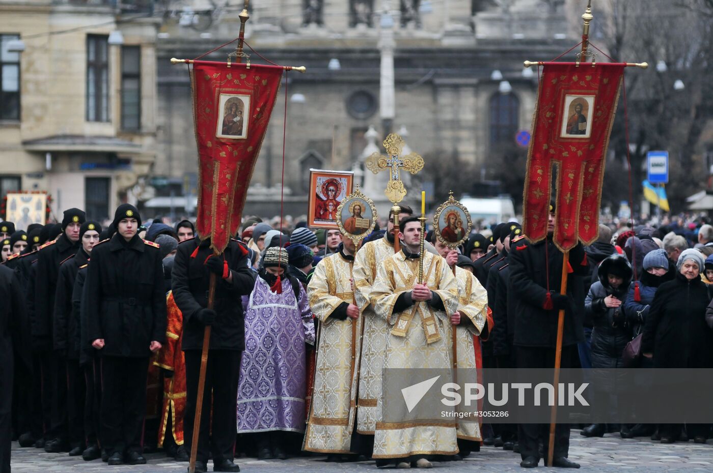 Procession of the Cross in Lviv