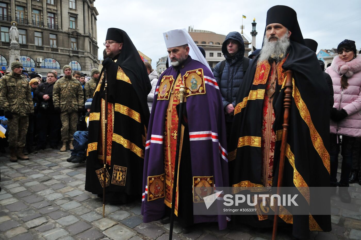 Procession of the Cross in Lvov