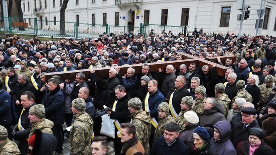 Procession of the Cross in Lvov