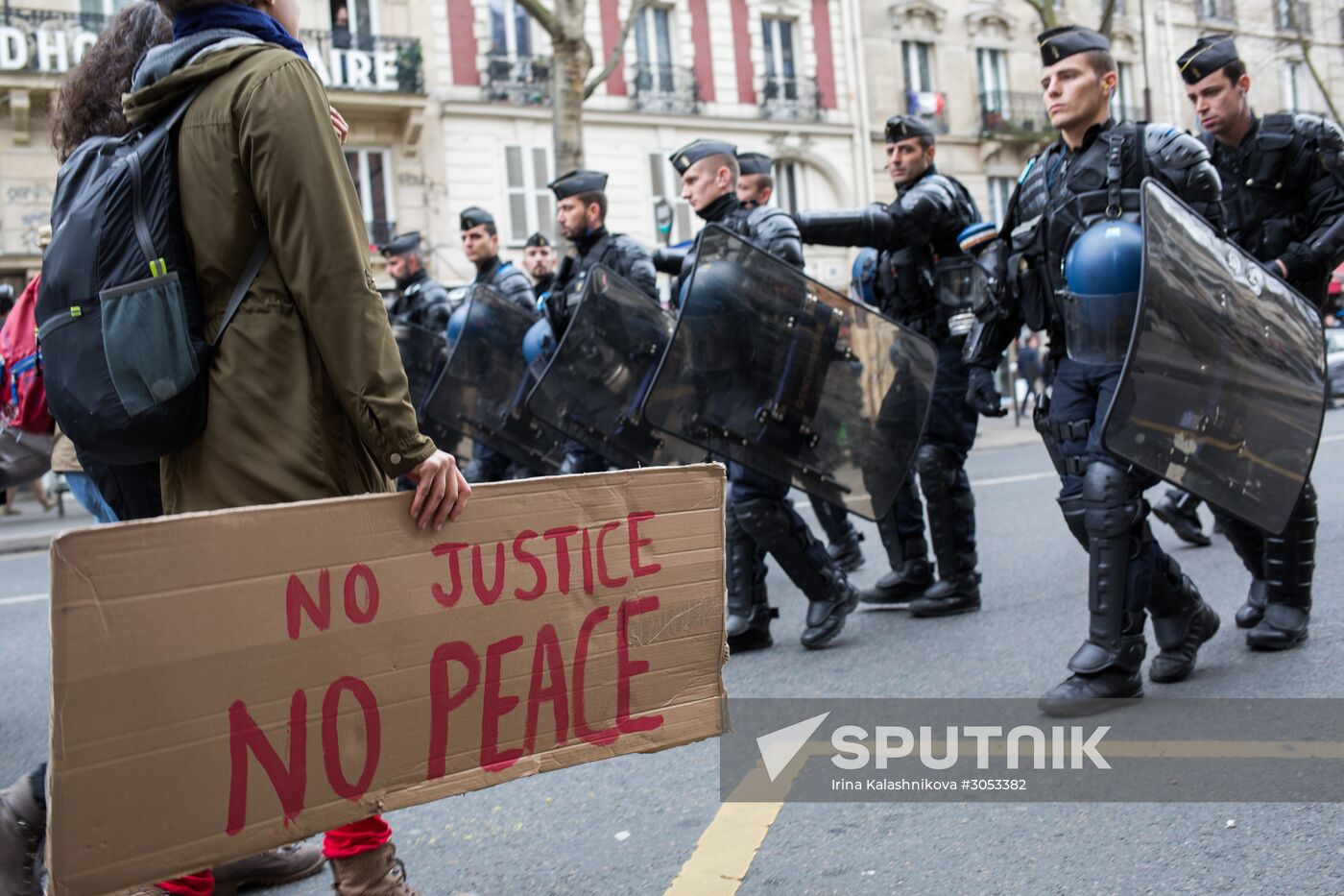 March in Paris against police violence and racism