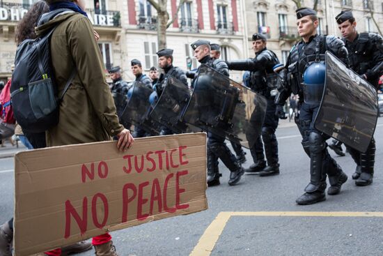 March in Paris against police violence and racism