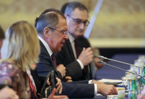 Foreign and defense ministers of Japan and Russia hold talks