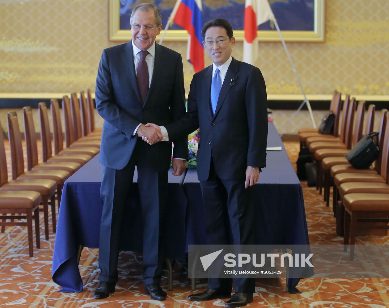 Foreign and defense ministers of Japan and Russia hold talks