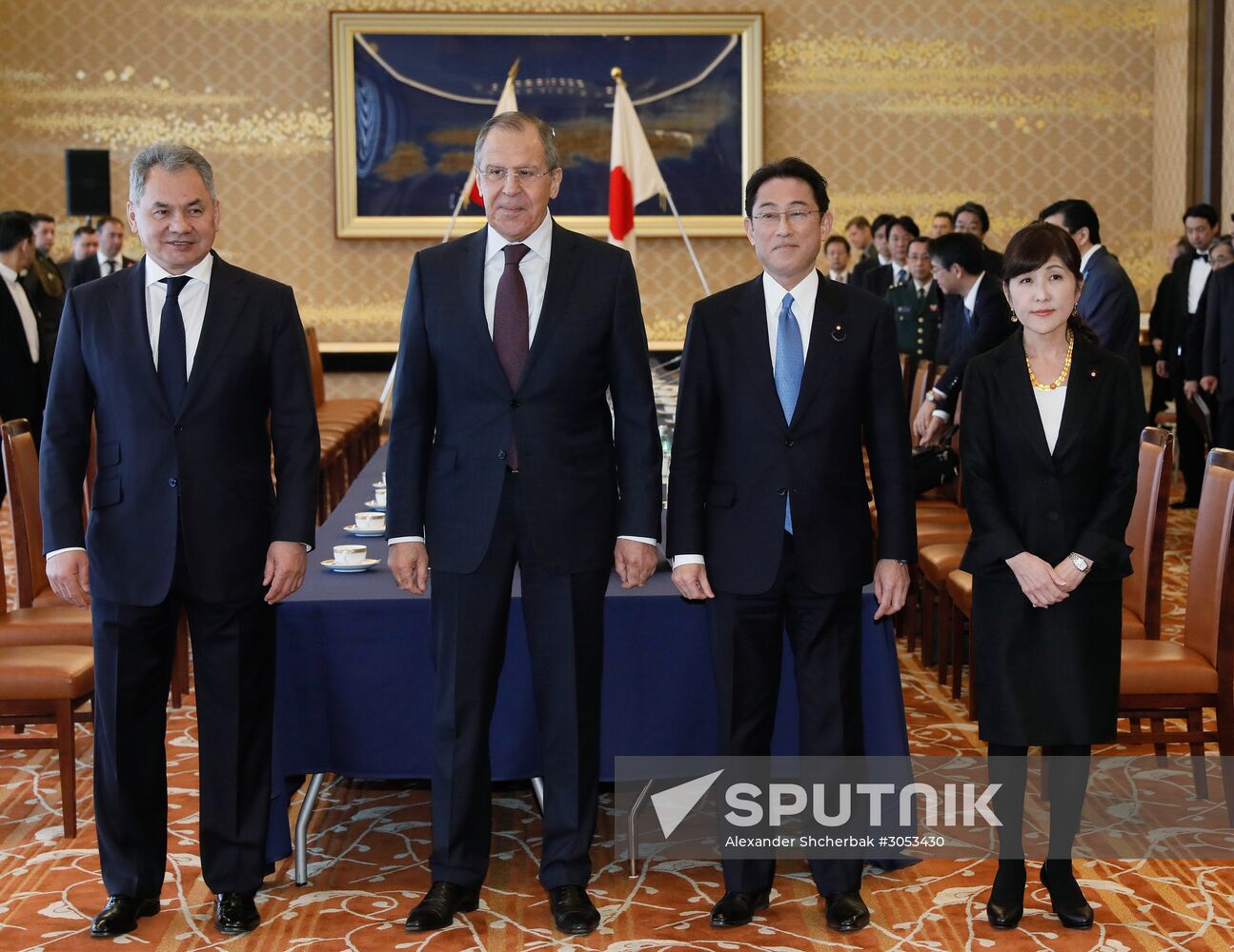Foreign and defense ministers of Japan and Russia hold talks
