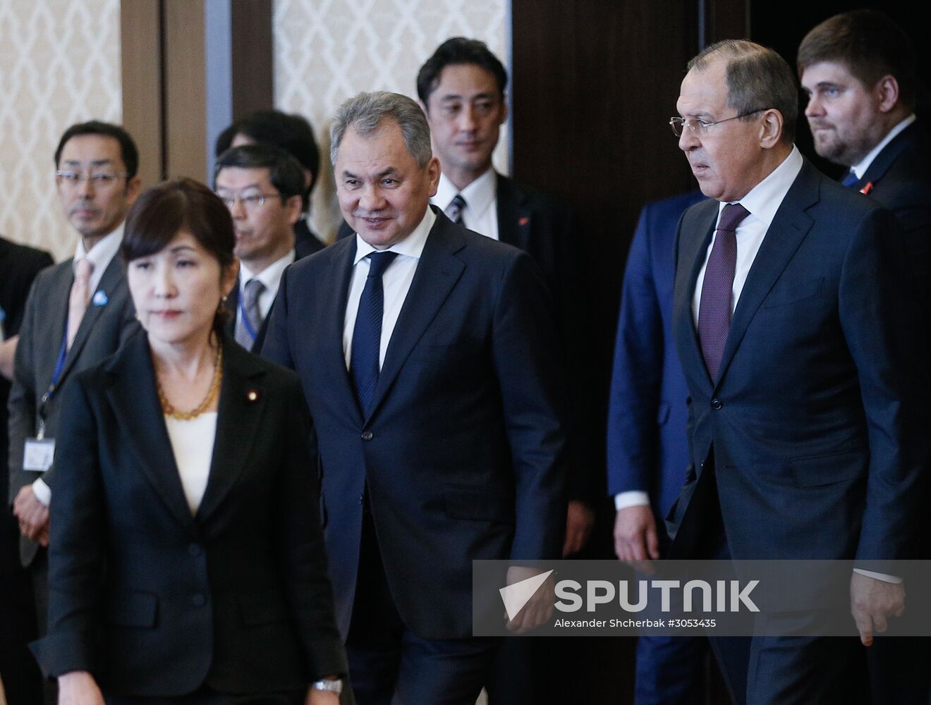 Foreign and defense ministers of Japan and Russia hold talks