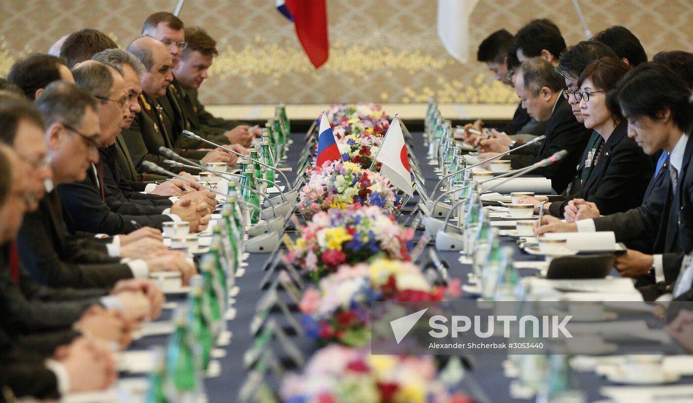 Foreign and defense ministers of Japan and Russia hold talks