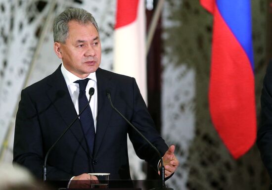 Russian Foreign Minister Sergei Lavrov and Defense Minister Sergei Shoigu visit Japan