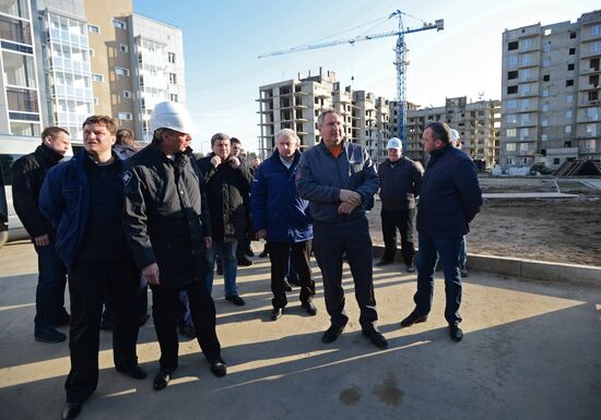 Russian Deputy Prime Minister Dmitry Rogozin visits Vostochny Cosmodrome